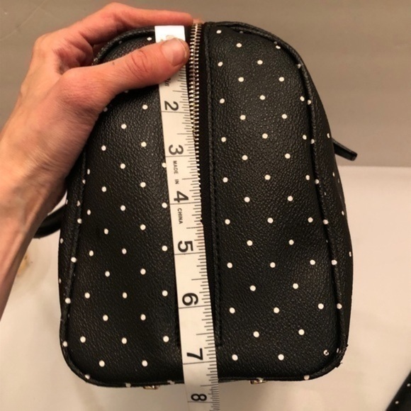 Kate spade black white polka dot bag wallet set - Picture 2 of 16